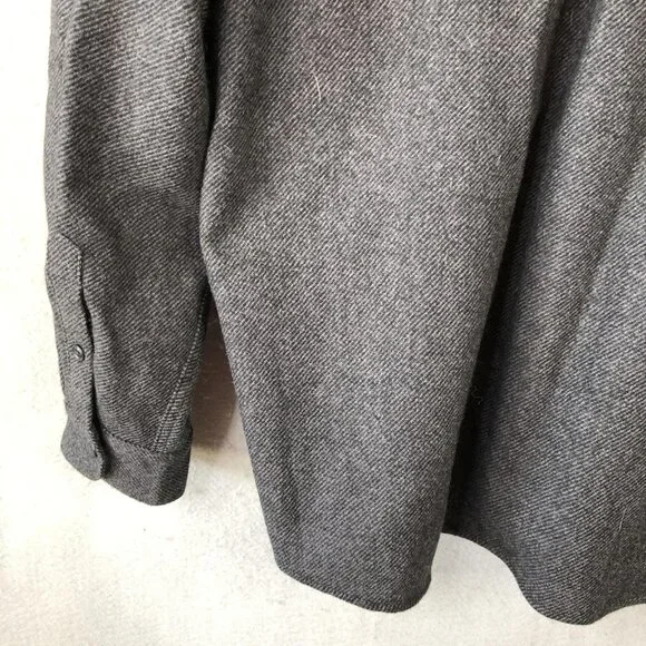 Filson Shirt Jacket Mens 2XL Gray Wool Blend Button Up Seattle Workwear Outdoor - Picture 14 of 15
